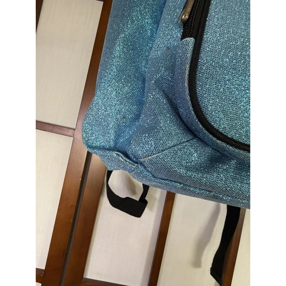 Dream Duffel Blue Glitter Backpack Cheer Dance Full Size